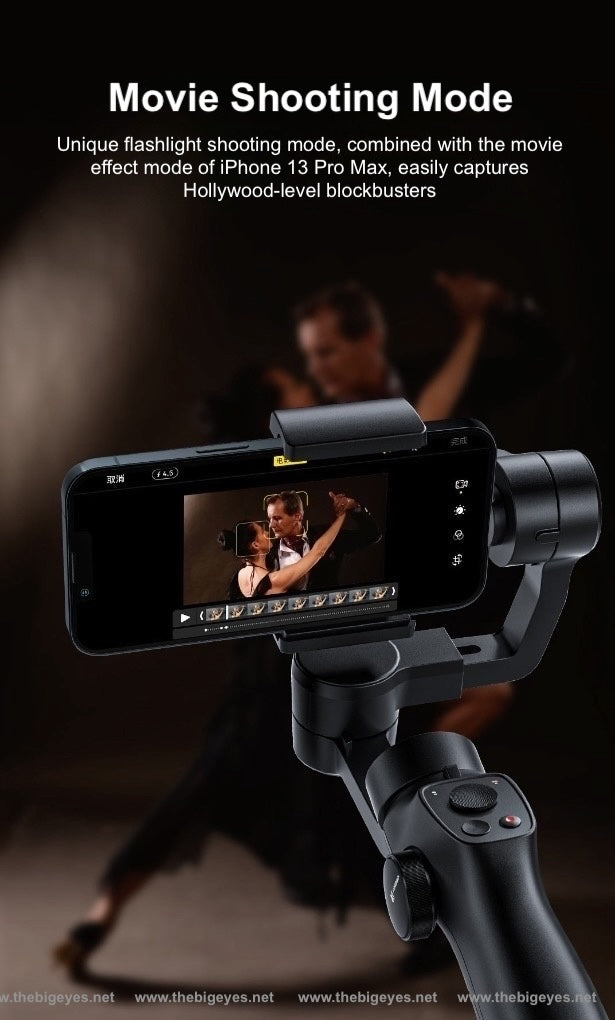 Mobile phone gimbal stabilizer