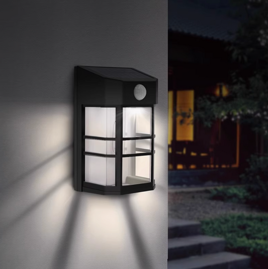 Solar Garden Chinese Style Sensor Wall Lamp 1 pack